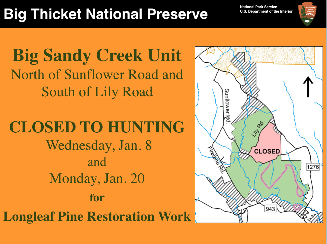 Hunting - Big Thicket National Preserve (U.S. National Park Service)