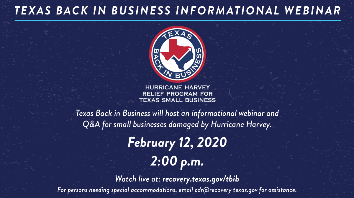 Learn how your business might get a grant from Texas Back